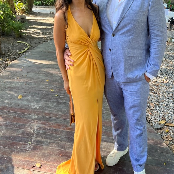 Lovers Friends Dresses Xael Mermaid Gown Goldenrod Summer
